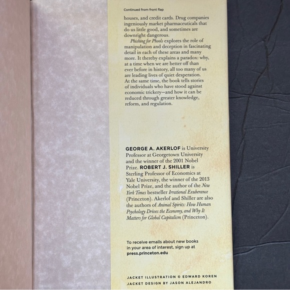 Phishing for Phools by George A Akerlof | Economics, Marketing | Hardcover Book - Picture 4 of 11